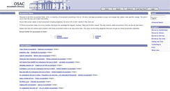 Desktop Screenshot of osac.org.uk